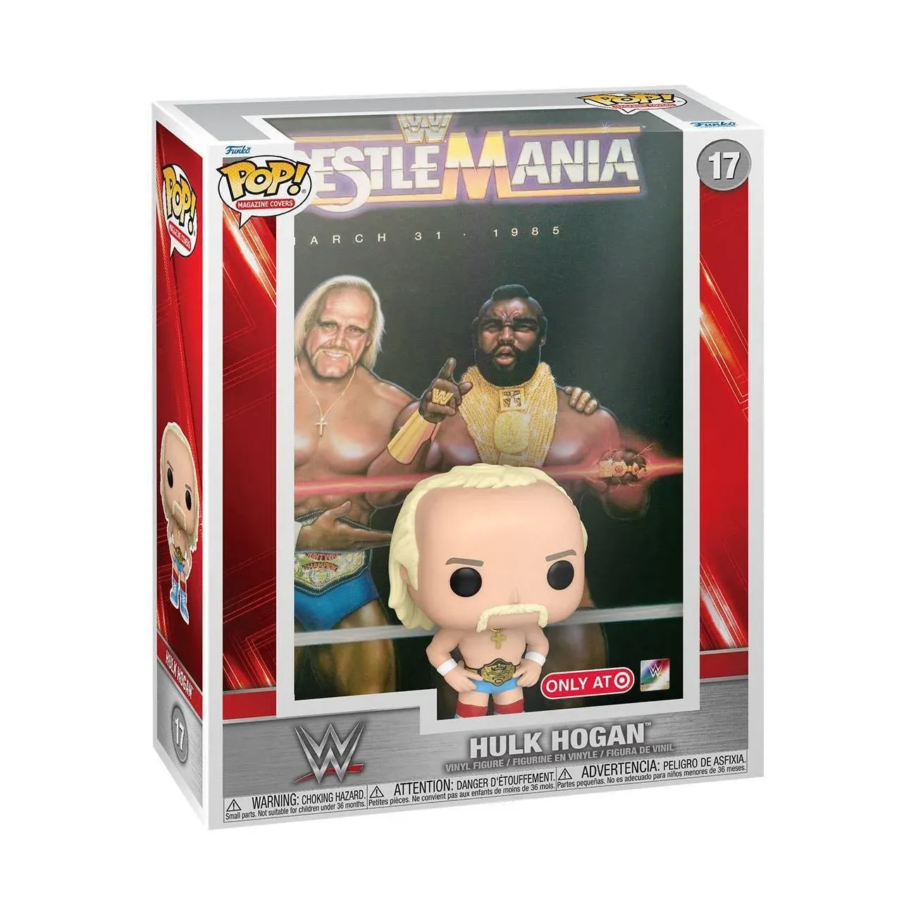 Funko WWE: Hulk Hogan Wrestlemania Pop! Cover Vinyl Action Figure