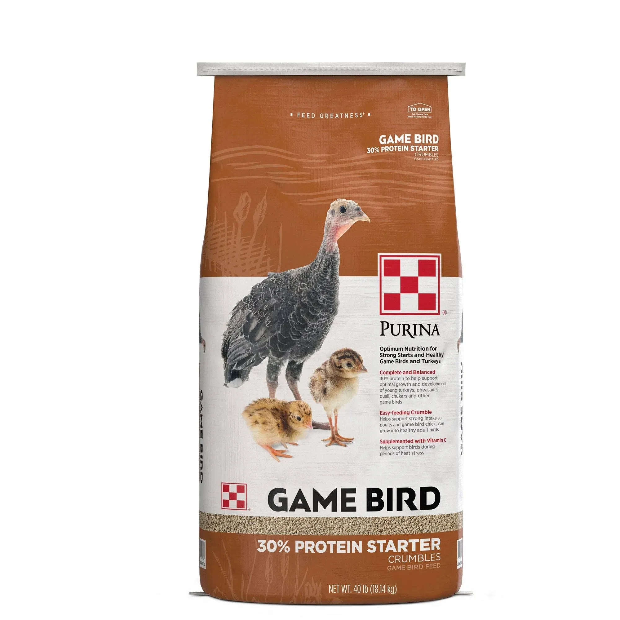 Purina 30% Protein Starter Game Bird