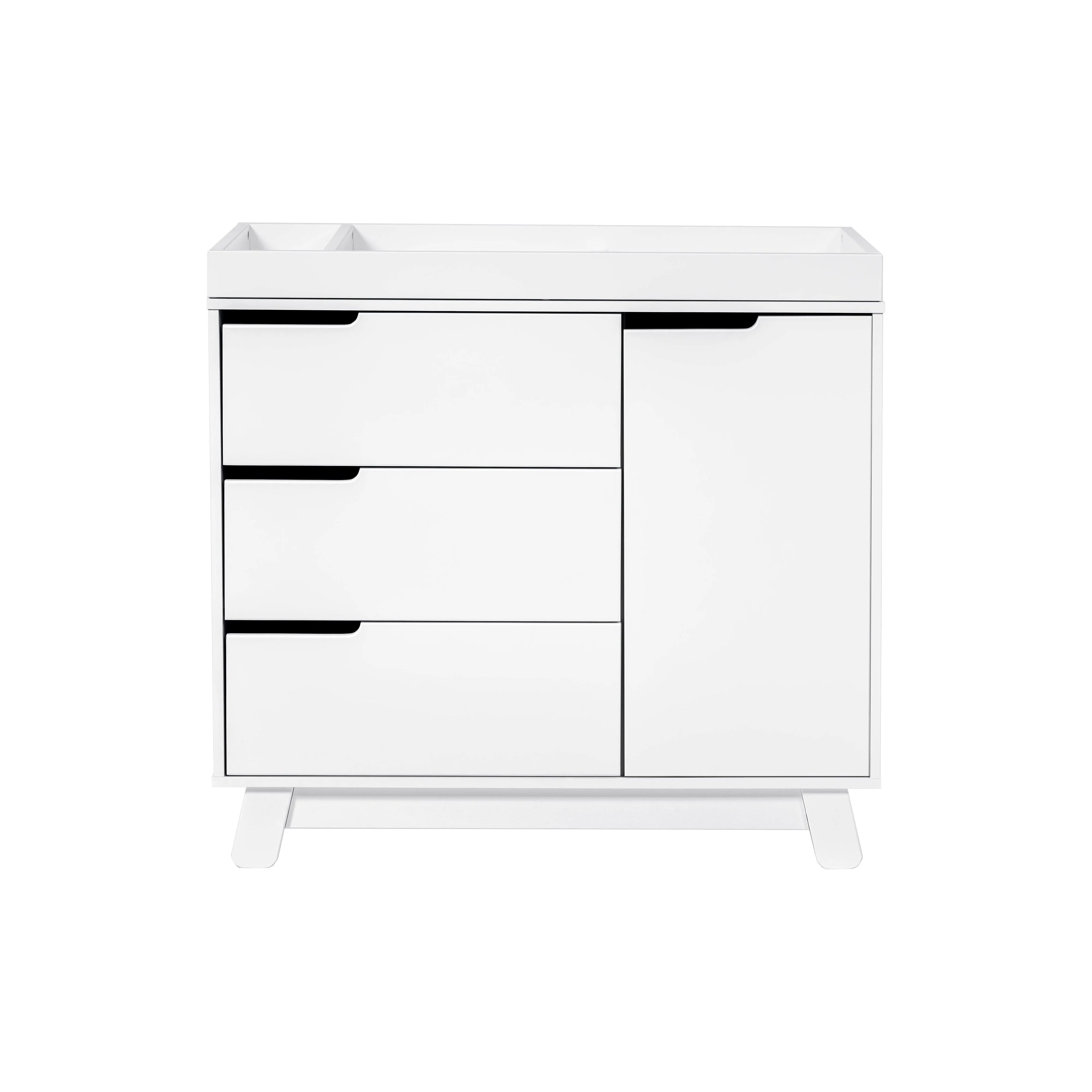 Babyletto Hudson 3-Drawer Changer Dresser with Changing Tray - White