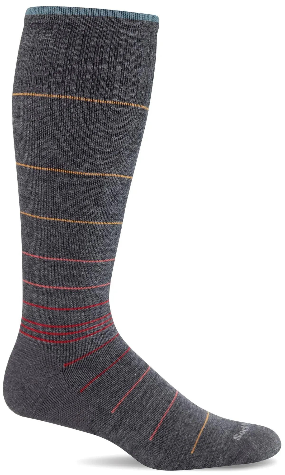 Sockwell Men's Circulator | Moderate Graduated Compression Socks M/L / Charcoal 2