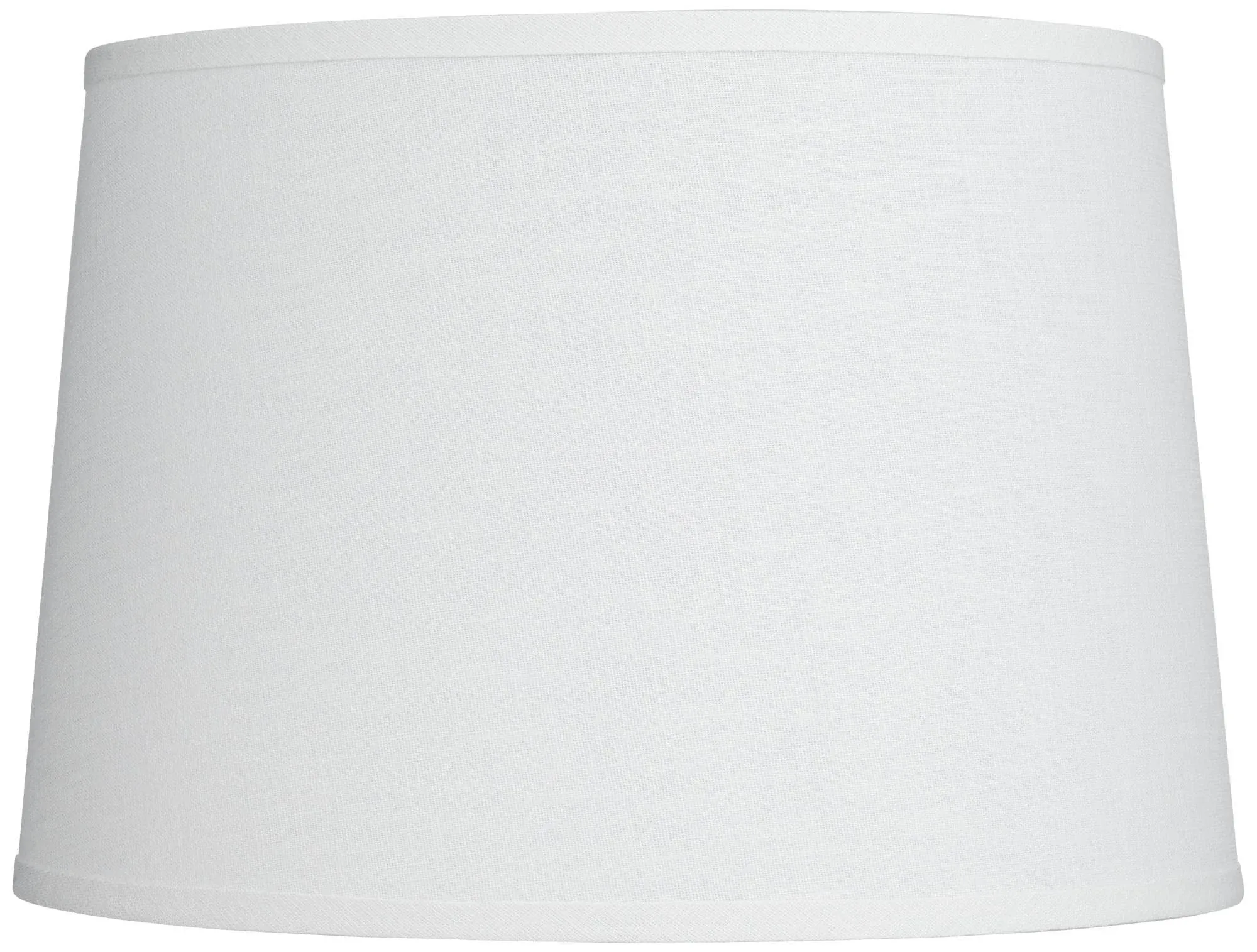 Springcrest Collection Hardback Tapered Drum Lamp Shade White Medium 14" Top x 16 ...