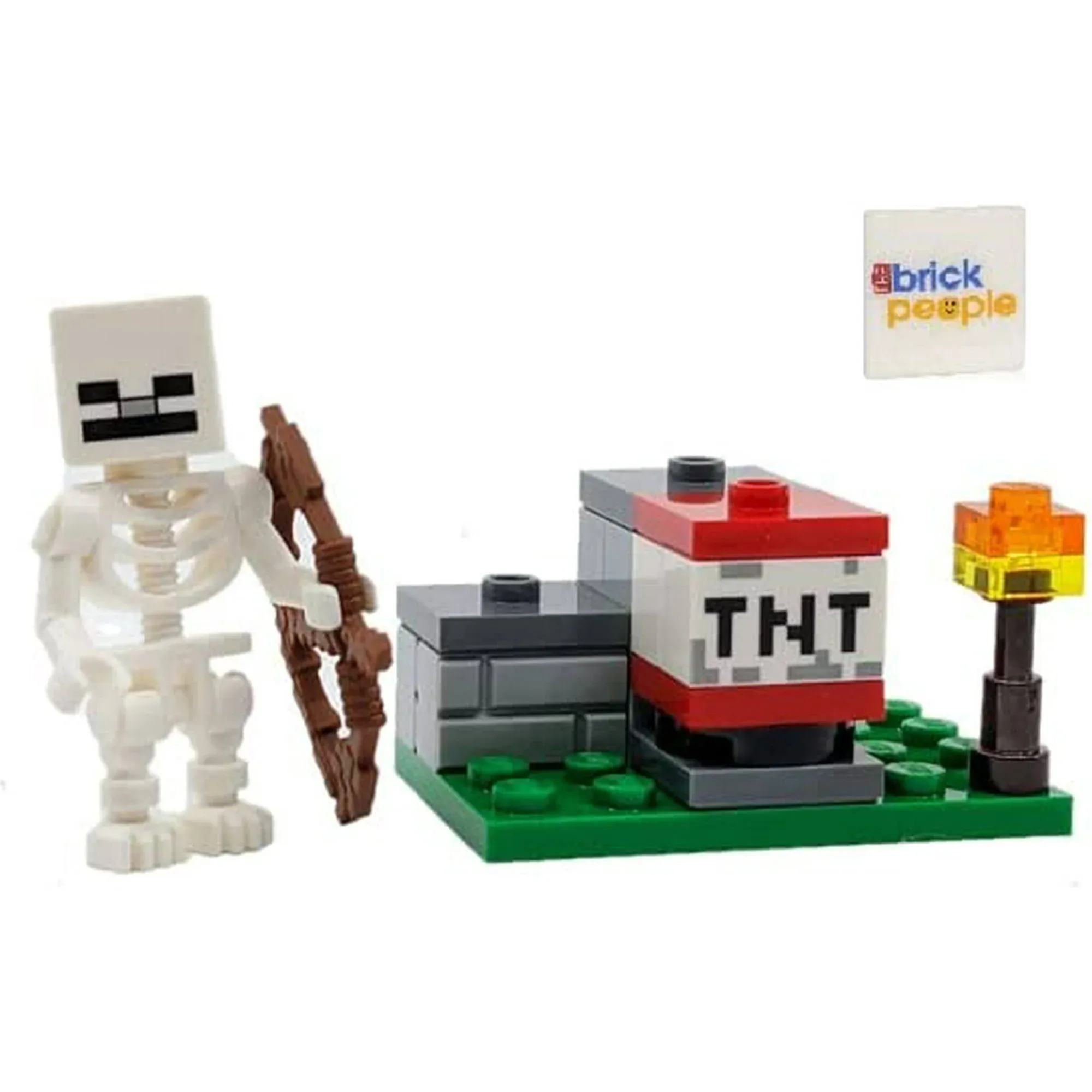 LEGO Minecraft: Skeleton with TNT Launcher and Bonus Tile