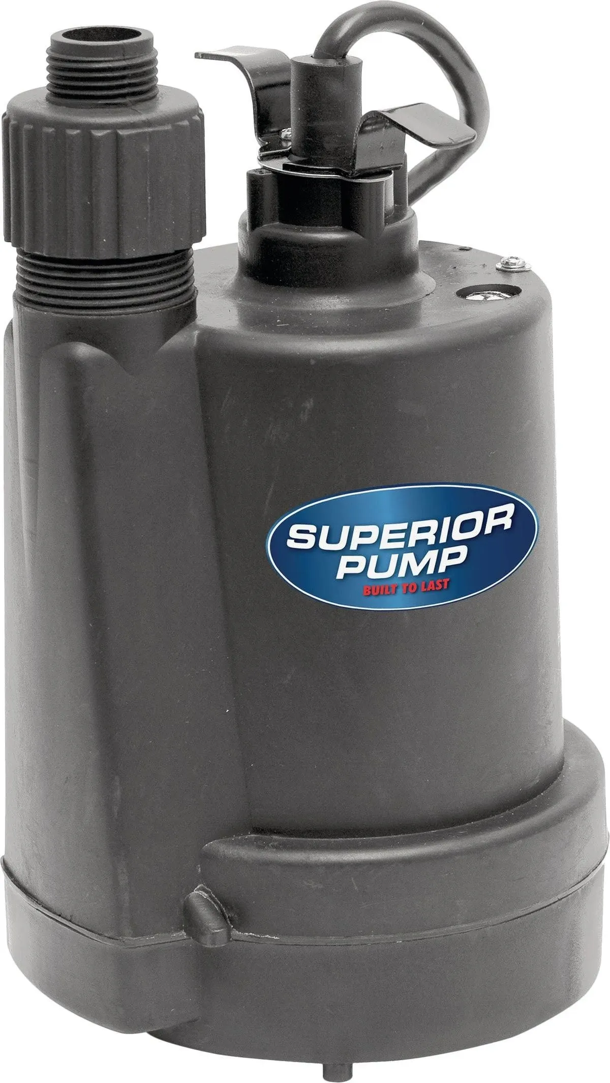 Superior Pump 91250 1800GPH Thermoplastic Submersible Utility Pump