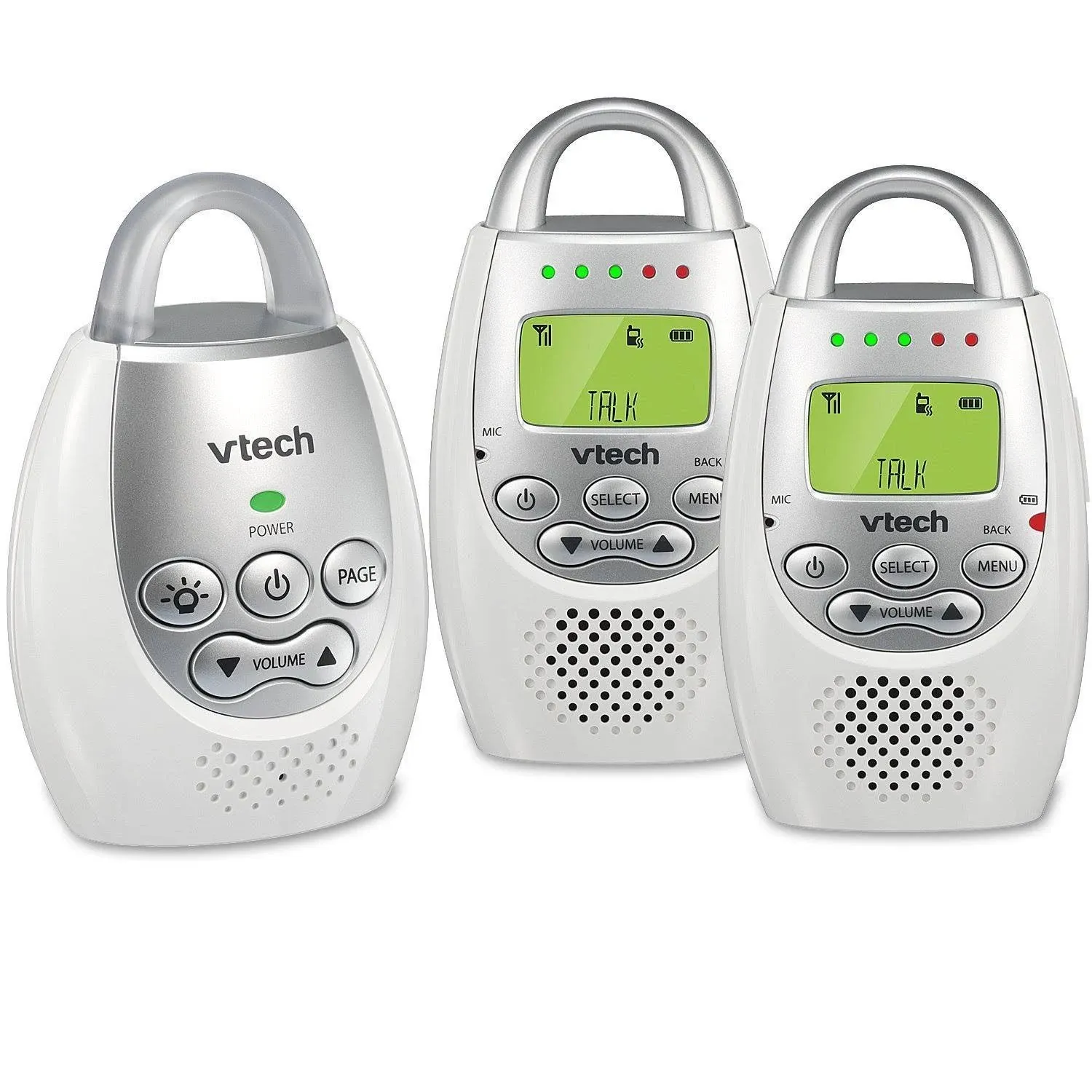 Vtech DM221-2 Safe&Sound Digital Audio Baby Monitor with 2 Parent Units