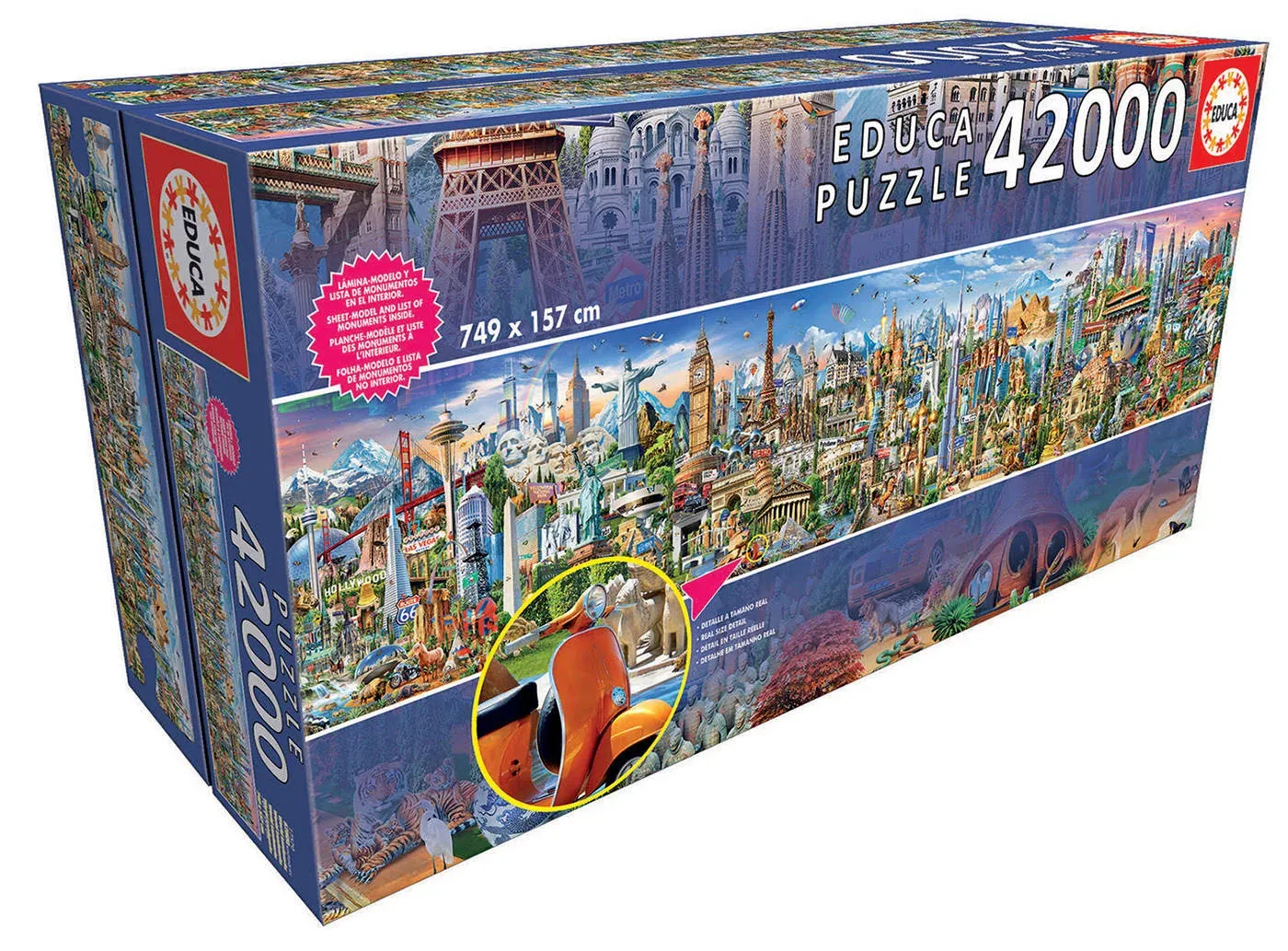 Around the World 42000 Piece Jigsaw Puzzle