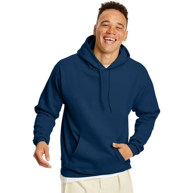 Hanes Men's & Big Men's EcoSmart Fleece Pullover Hoodie, up to 5XL