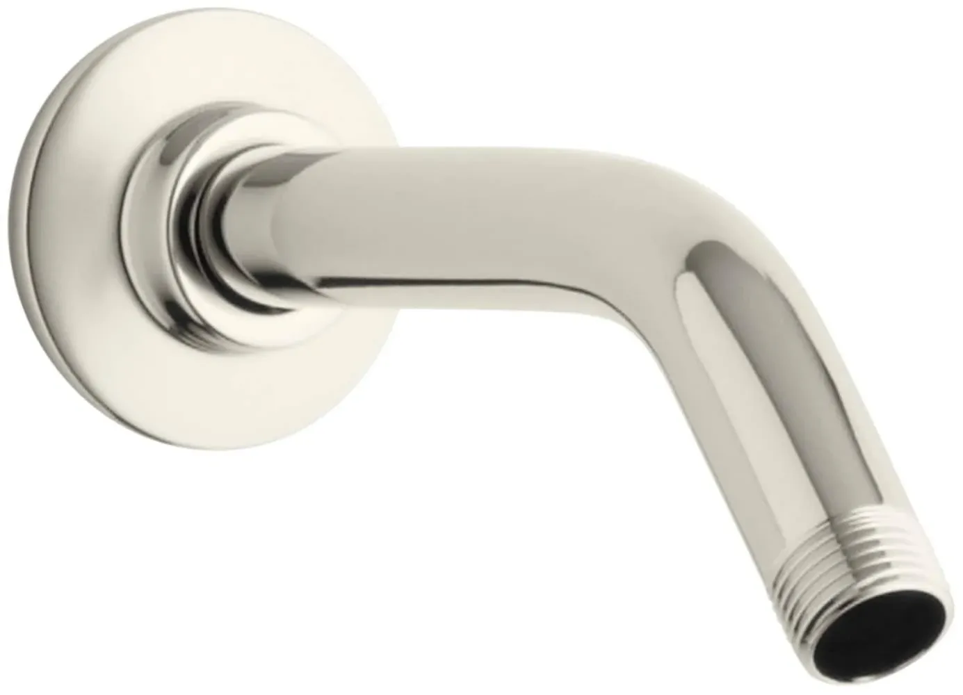 KOHLER 7397-SN Showerarm and Flange, 7-1/2-Inch Long, Vibrant Polished Nickel