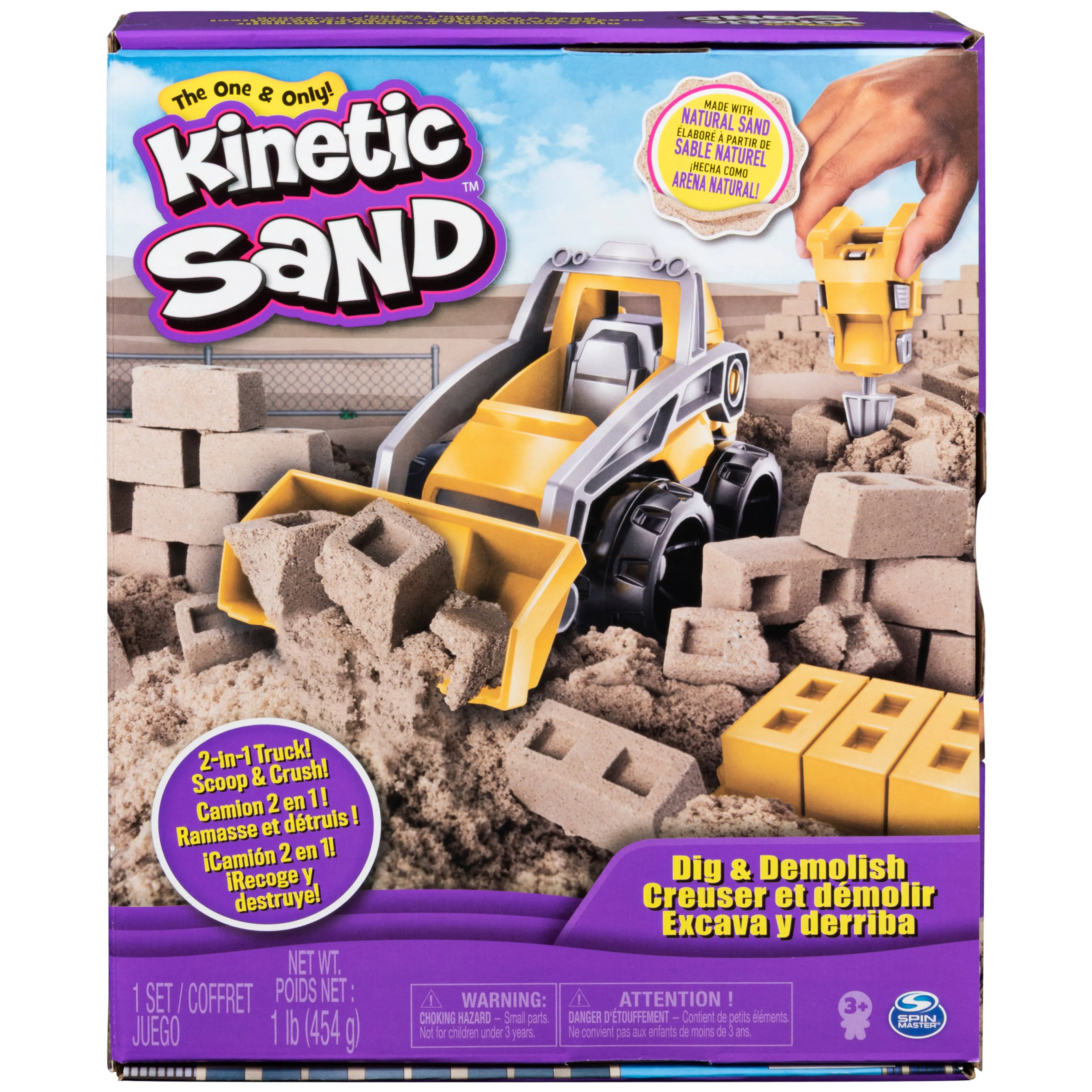 Kinetic Sand Dig & Demolish Truck Playset