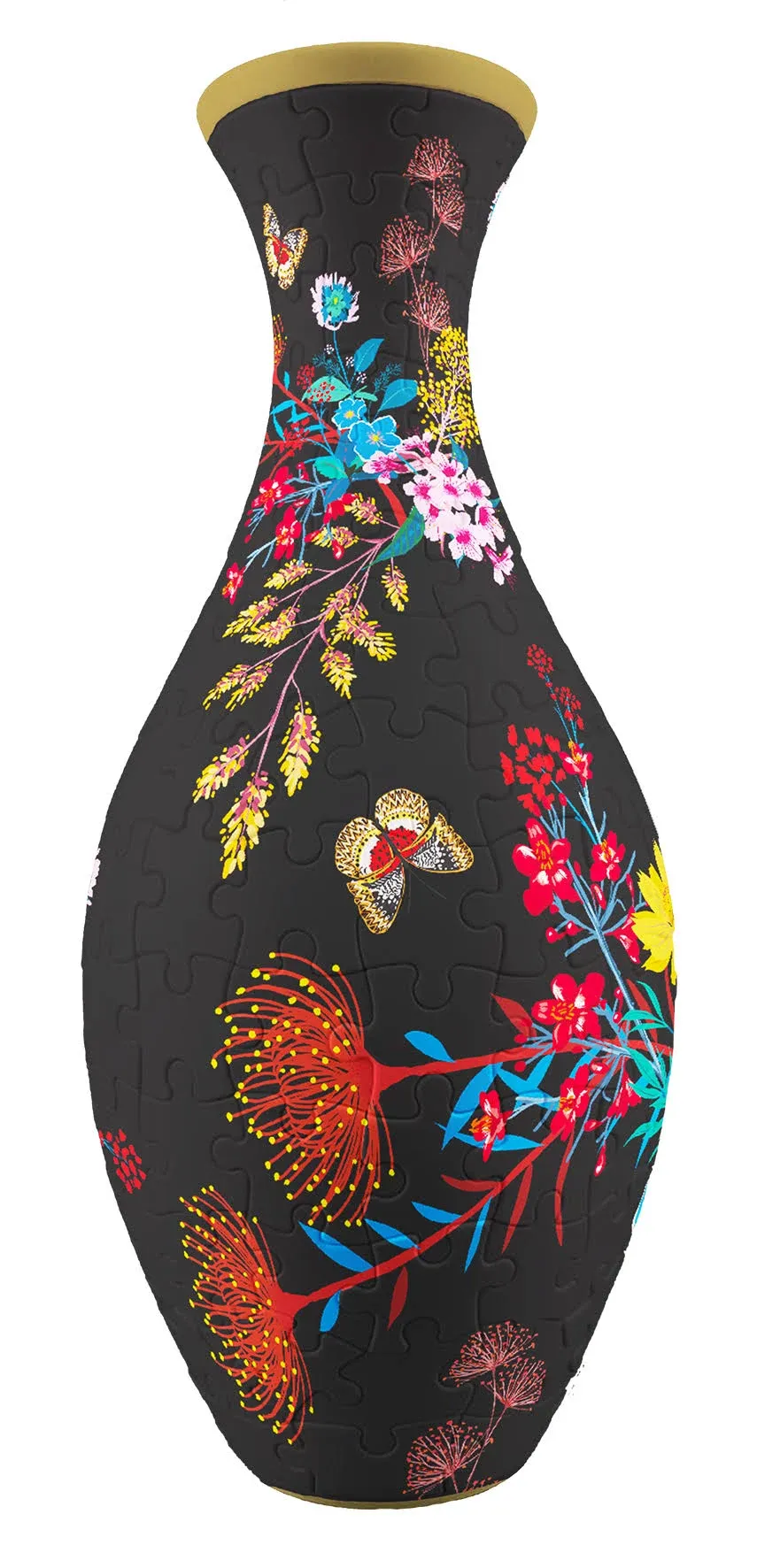 Pintoo 3D Puzzles Vase (Floral Print)