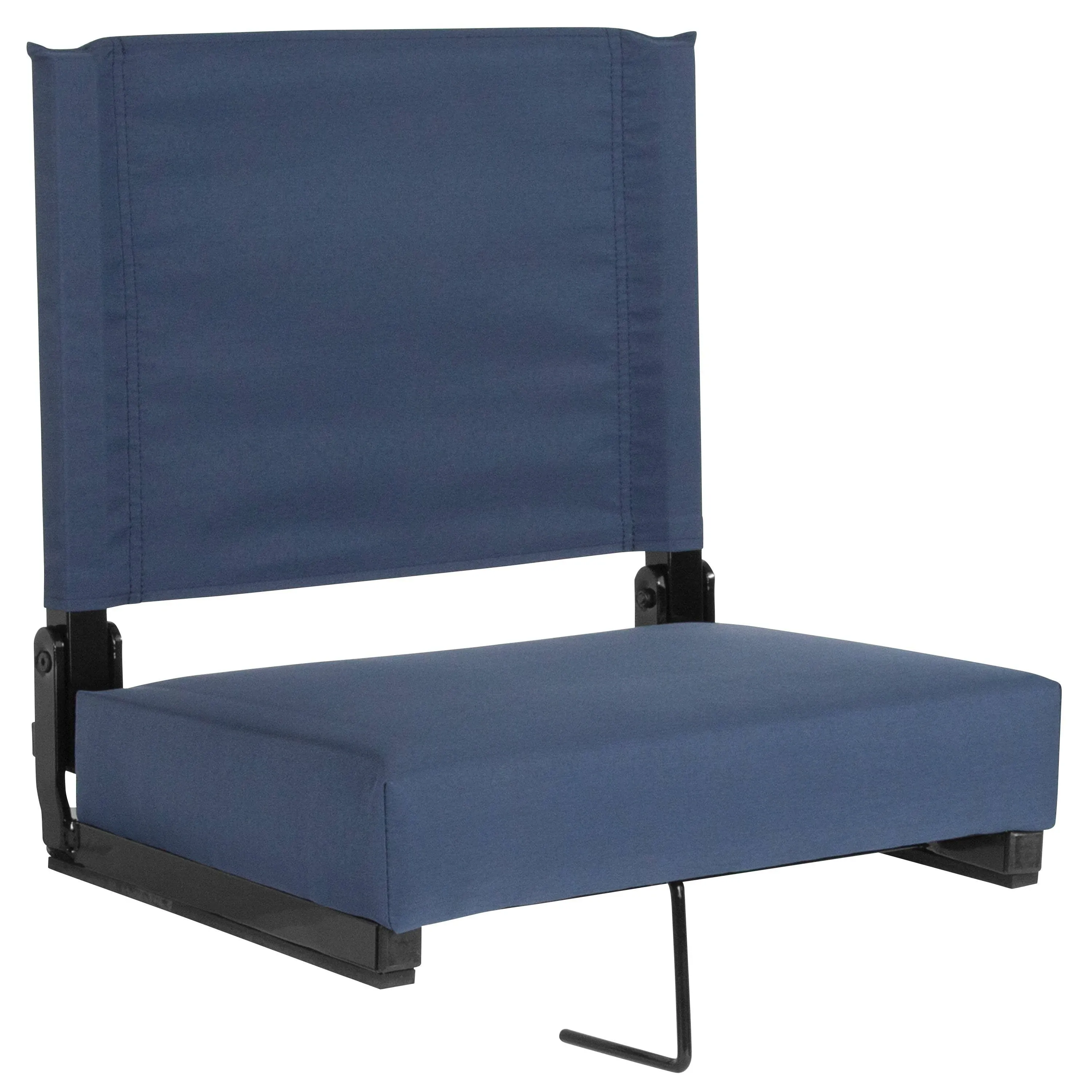 Flash Furniture XU-STA-NAVY-GG Grandstand Navy Blue Ultra-Padded Bleacher Comfort Seat