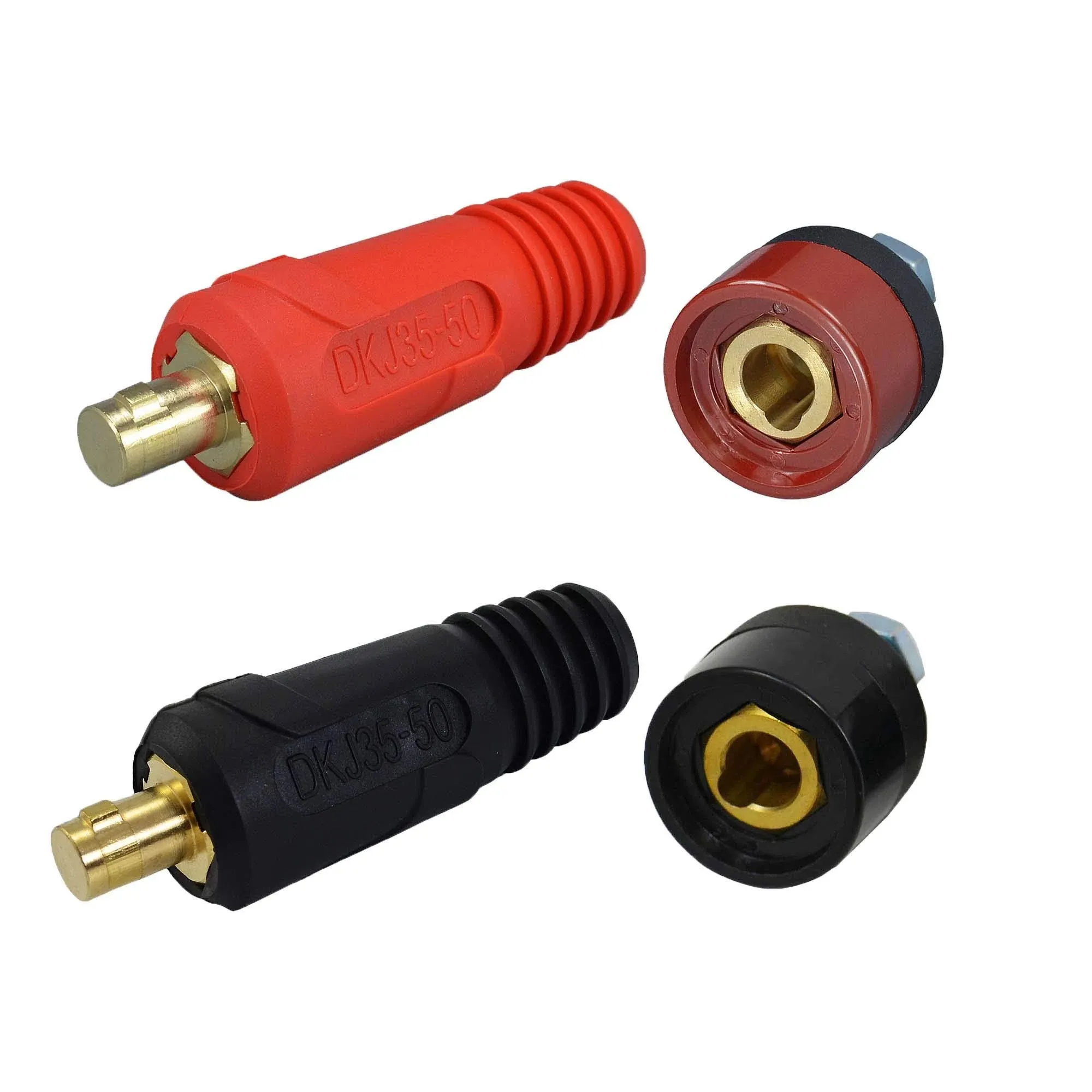 RIVERWELD TIG Welding Cable Panel CONNECTOR-PLUG and Socket Dkj35-50 & Dkz35-50 ...