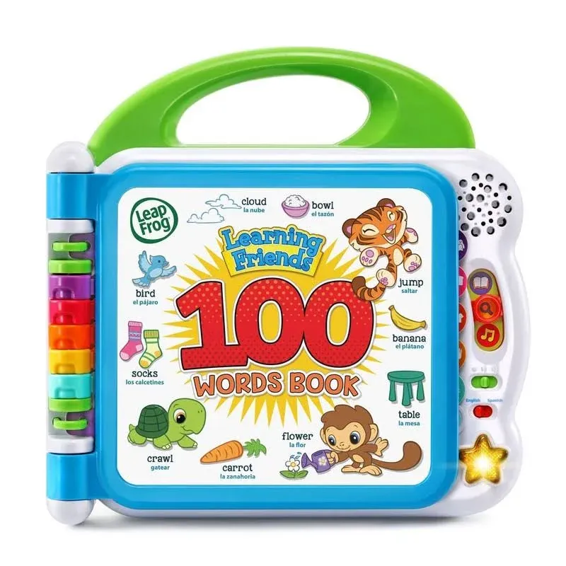 New LeapFrog Learning Friends 100 Words Book Green !