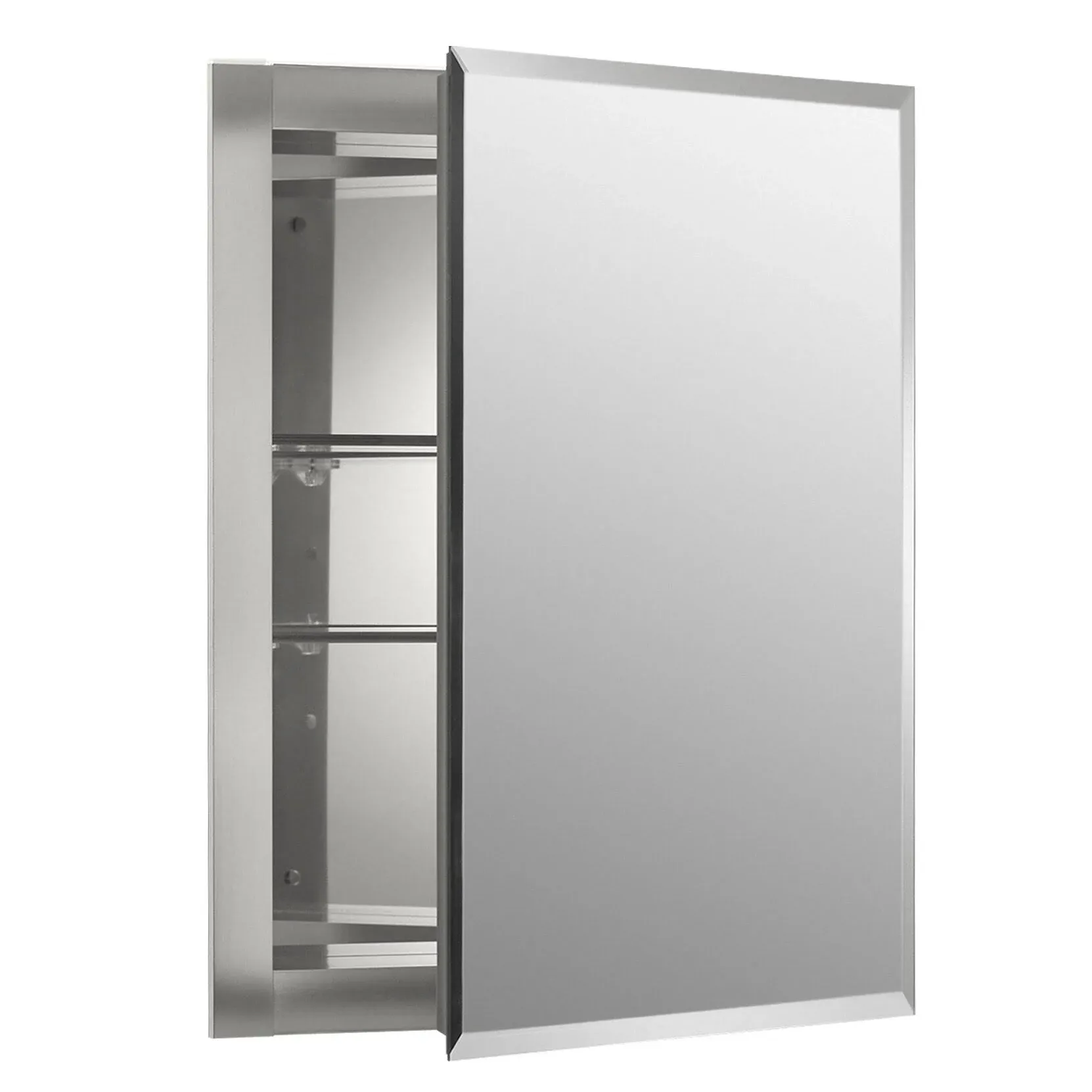 Kohler 16" x 20" Aluminum Mirrored Medicine Cabinet