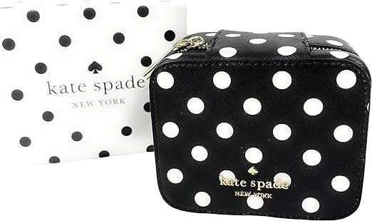 Kate Spade Jewelry | Kate Spade Cheers Boxed Jewelry Holder Charming Dot New | Color: Black/White | Size: Os | Alessiachic's Closet