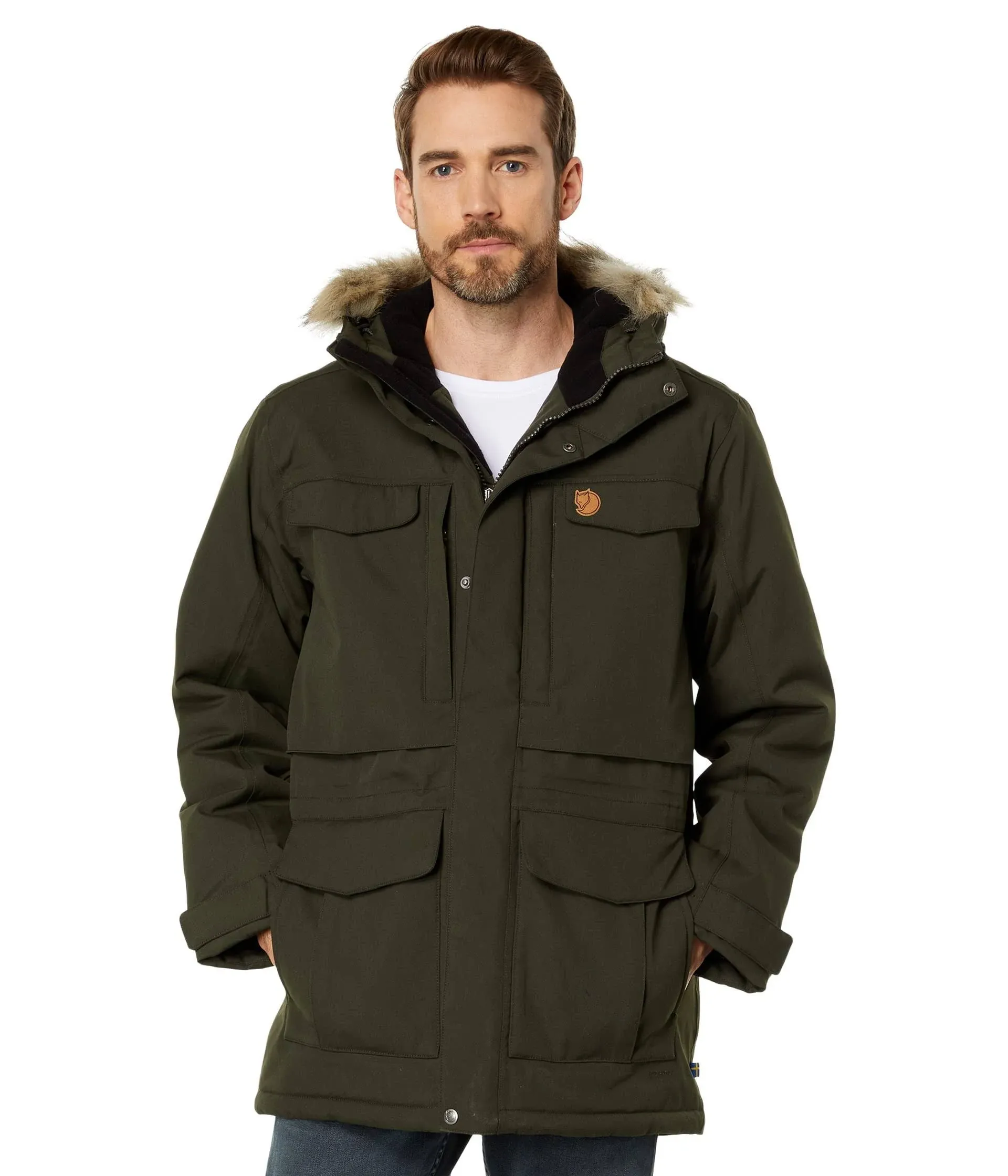 Fjallraven Nuuk Parka - Men's Deep Forest, M