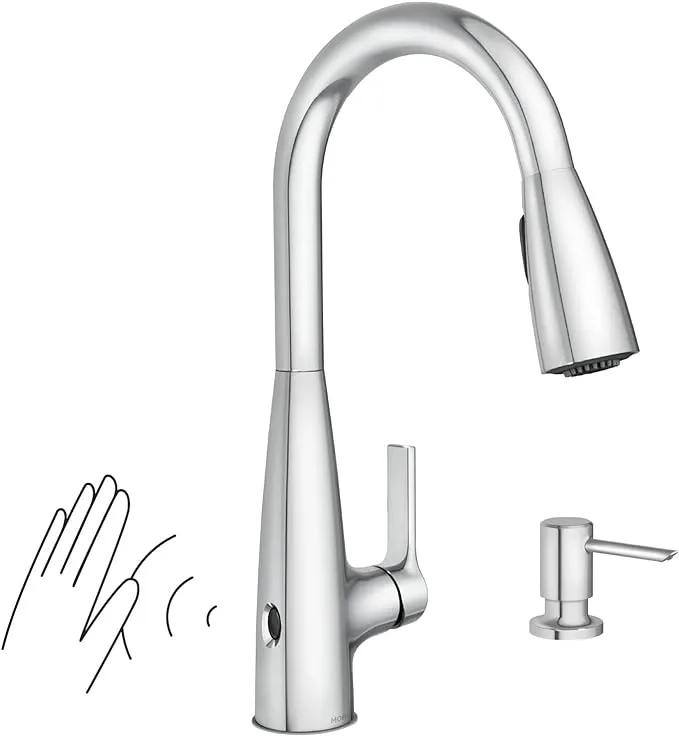 Haelyn Touchless Single-Handle Pull-Down Sprayer Kitchen Faucet with MotionSense Wave in Spot Resist Stainless Steel