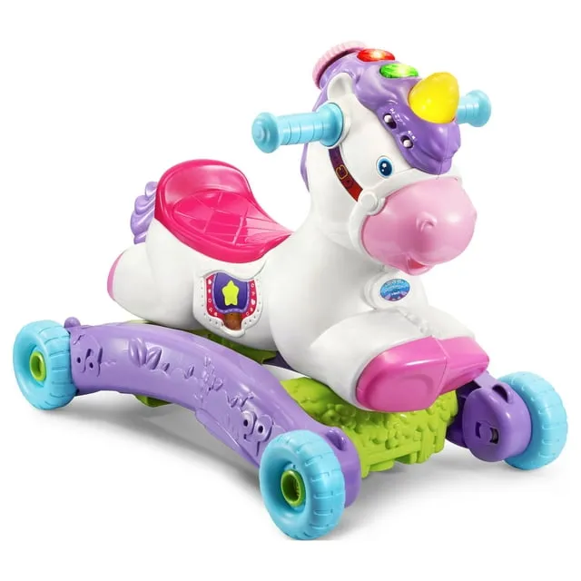 VTech Prance & Rock Learning Unicorn Ride-On Toy