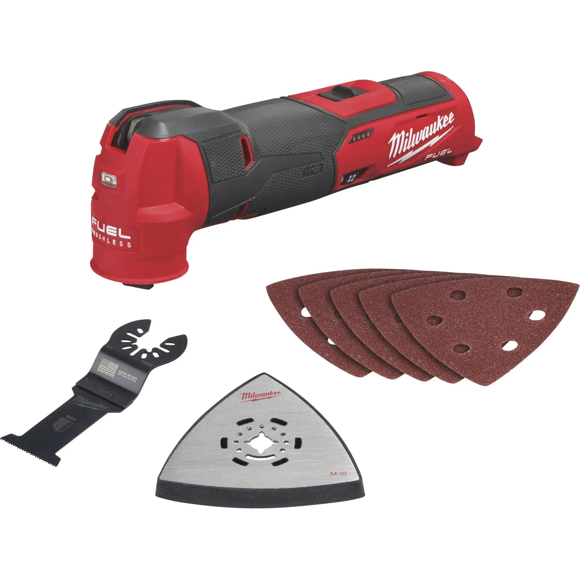 Milwaukee Tool 2526-20 M12 Fuel Oscillating Multi-Tool