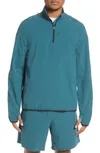 Zero Weight Training Half Zip Pullover In Spruce