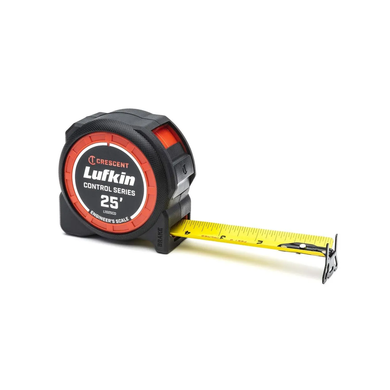 Command Control Series Engineers Tape Measure, 25 ft L Blade, 1-3/16 in W Blade