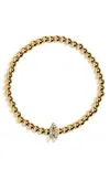 Baublebar Pisa Initial Beaded Bracelet - J