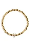 Pisa Initial Beaded Bracelet In M