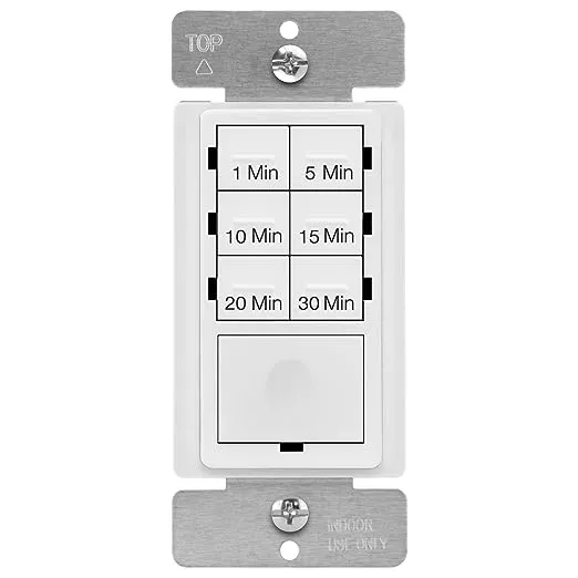 Enerlites Countdown Timer Switch Bathroom Fans