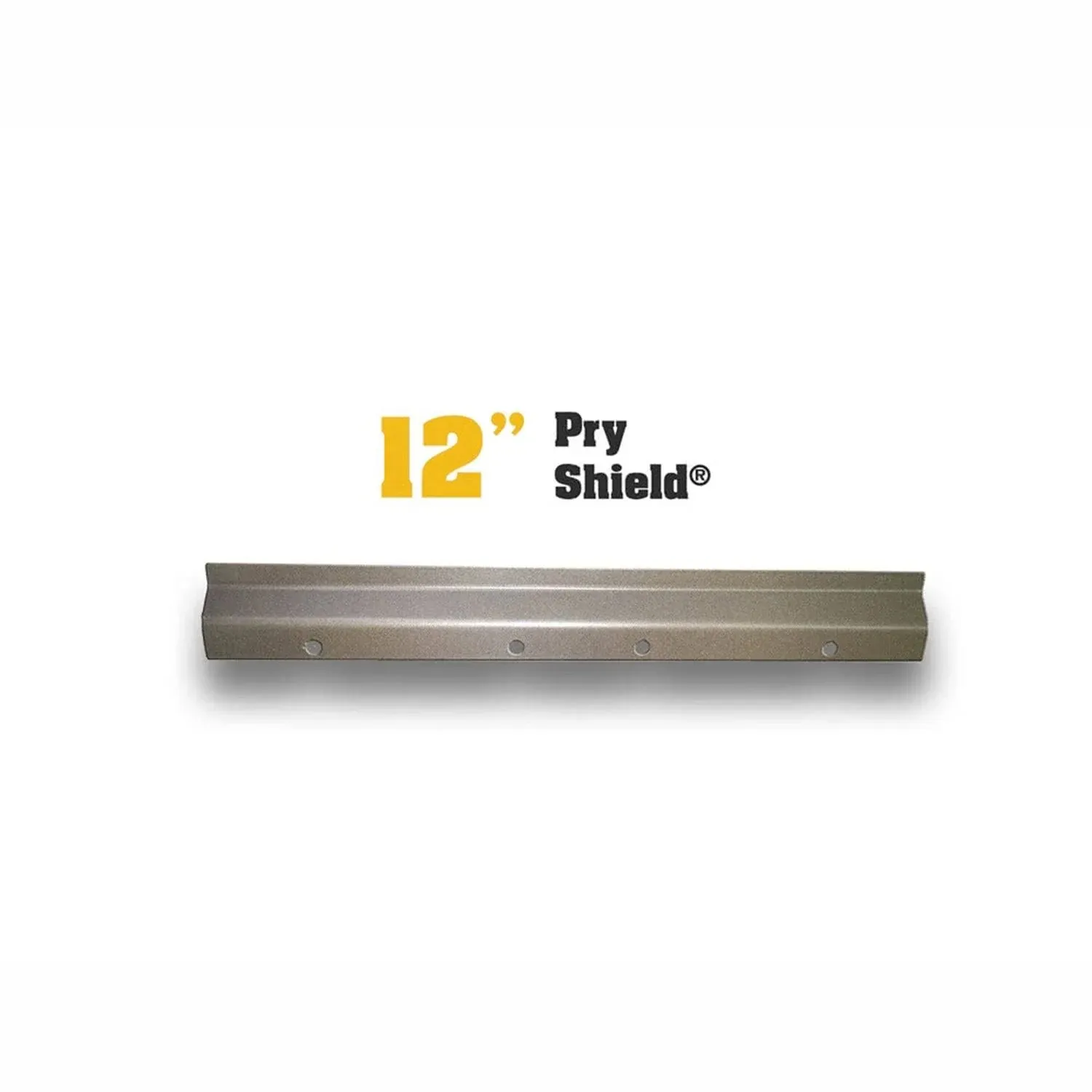 Door Armor 12" Pry Shield Door Accessory-Satin Nickel