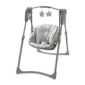 Graco Slim Spaces Compact Baby Swing (Reign)