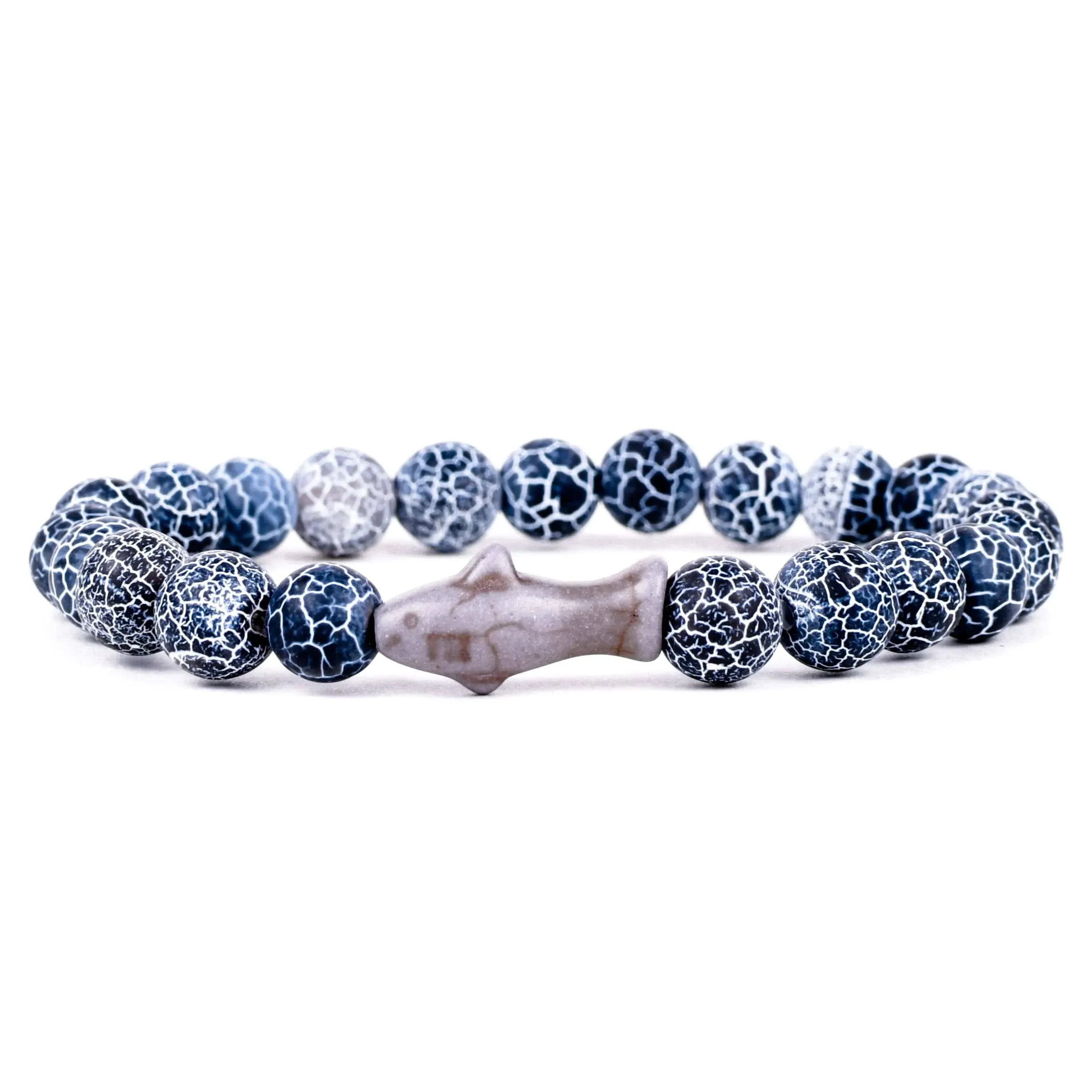 Fahlo Shark Voyage Bracelet, Deep Blue