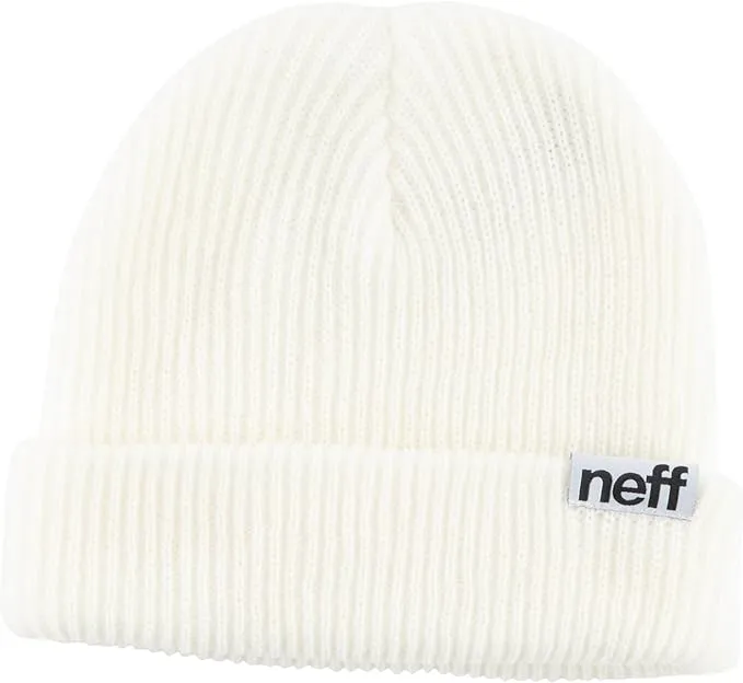 Neff Headwear Neff Mens The Fold Beanie Hat, Men's, Size: One size, White