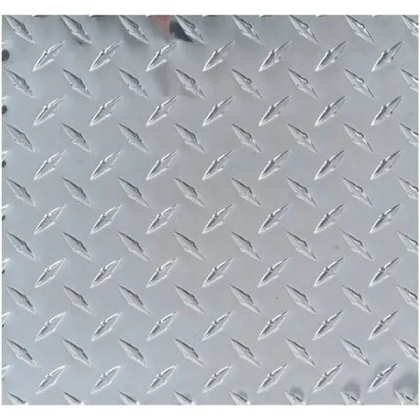 M-D Building Products 57575 1 ft. x 1 ft. Diamond Tred Aluminum Sheet - Heavy Weight