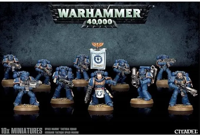 Warhammer Tactical Squad Space Marines