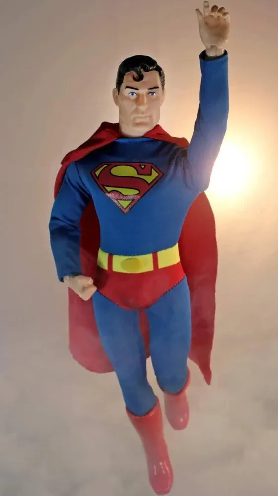 Mego DC Comics Superman 14&#034; Action Figure, Multicolor 