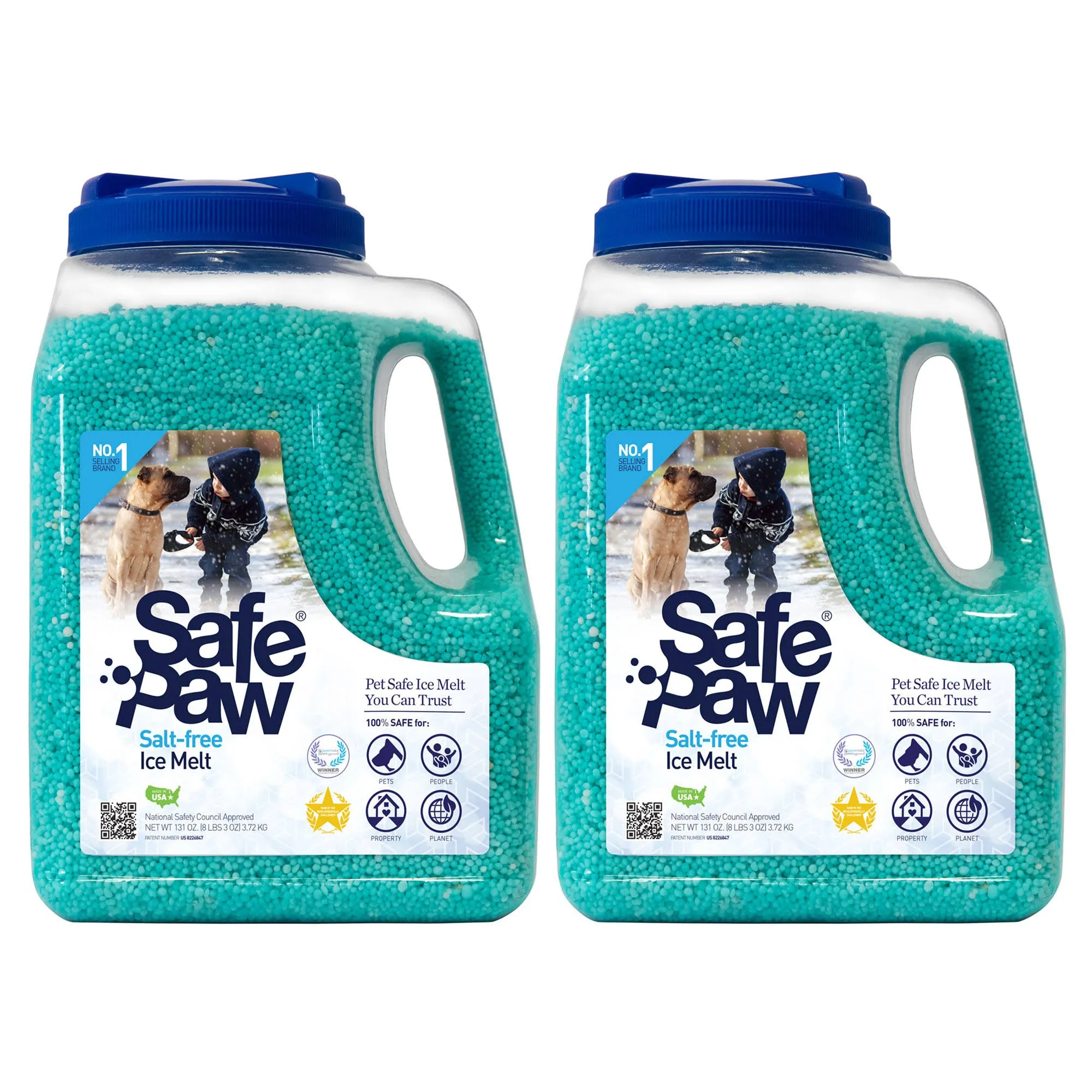 Safe Paw 8 Pound Sub Zero Environmental Friendly Non Toxic Salt and Chloride Free ...