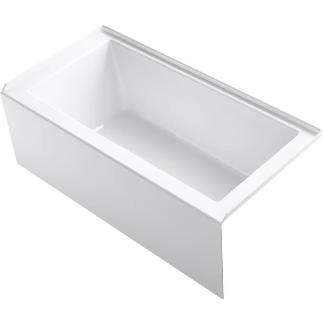 Kohler K-1956-RA Underscore 60" x 30" Alcove Bath Right Drain - White