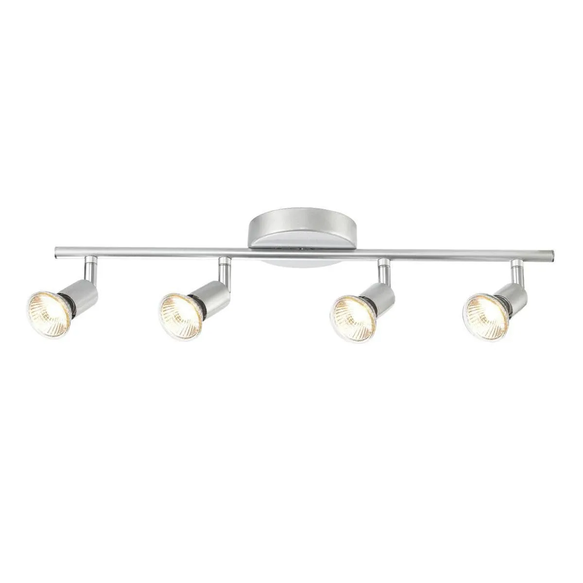 Globe Electric 58932 Payton 4-Light Track Lighting Kit, Silver