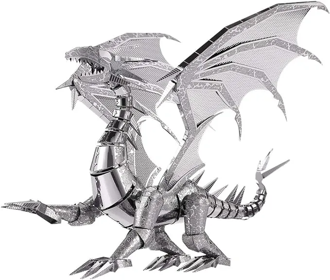 Piececool 3D Metal Puzzle Model Kits Dragon Flame Building Kit