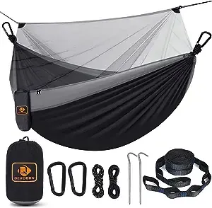 Qevooon Camping Hammock with Net