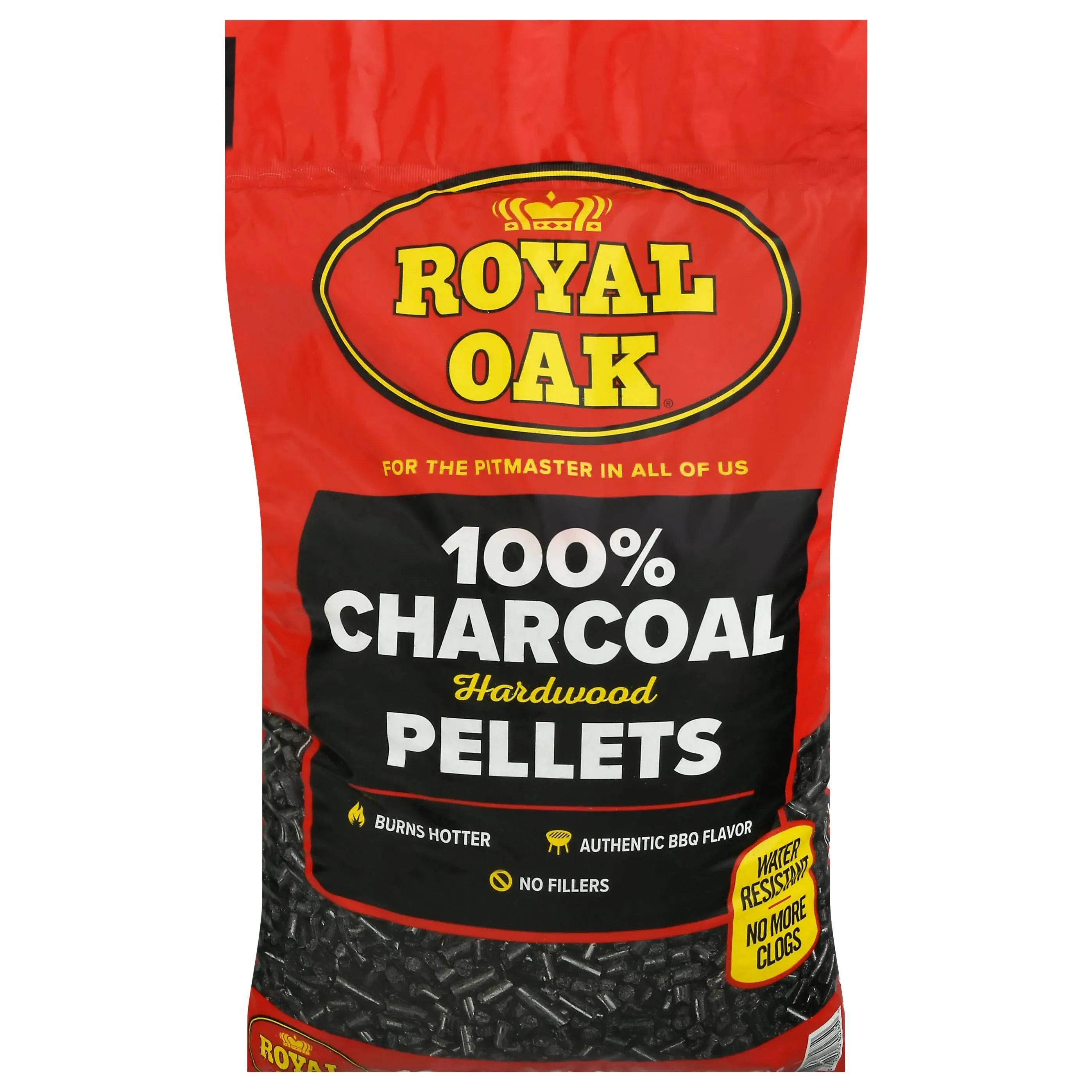 Royal Oak Charcoal Pellets 20 Lb Bag Percent Hardwood Black Wood