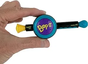 World's Smallest Bop It! The Classic Game of Bop It, Twist It, Pull It in Miniature Size. Travel Electronic Game. Play Solo or with Multiple Players