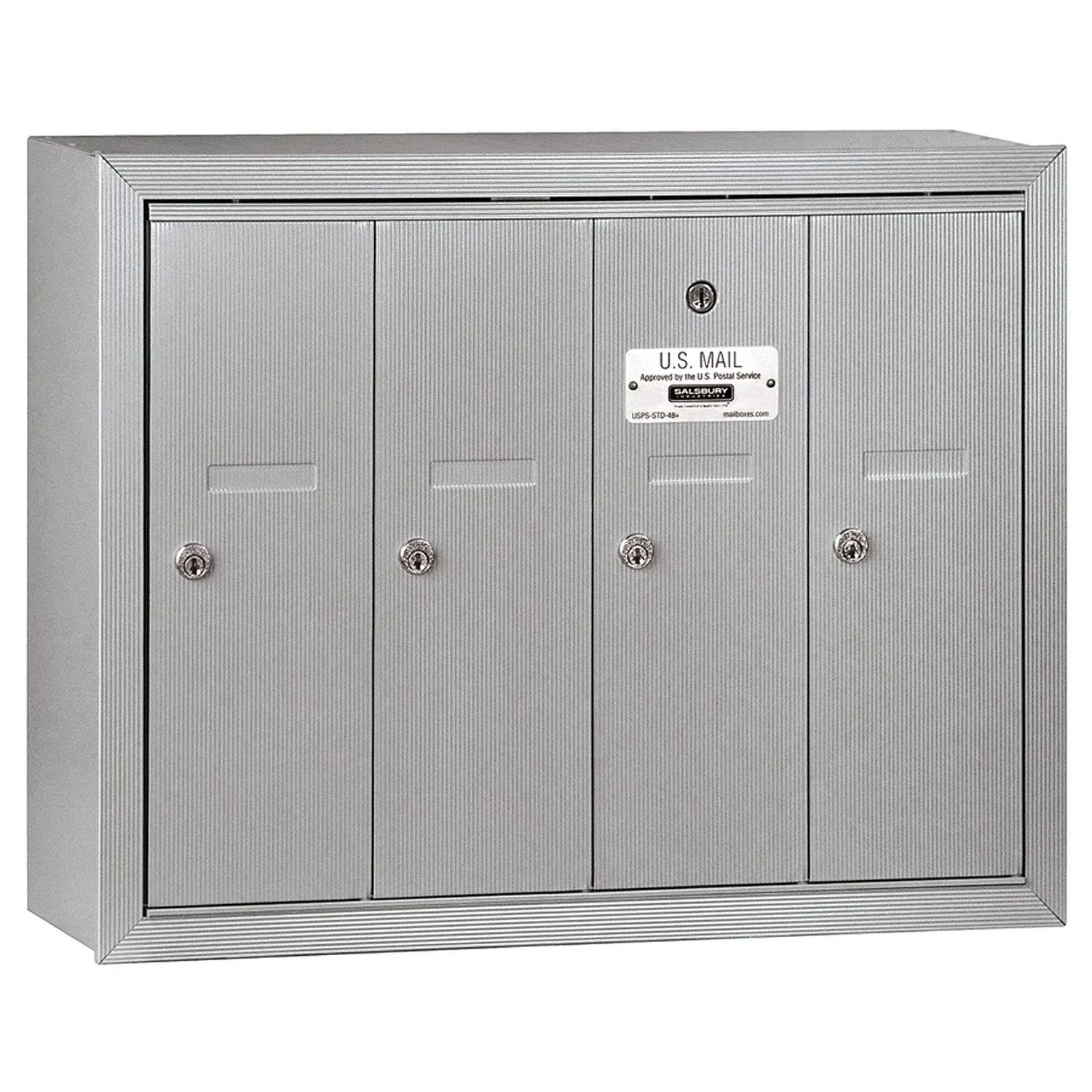 Salsbury Industries Vertical Mailbox 4 Doors