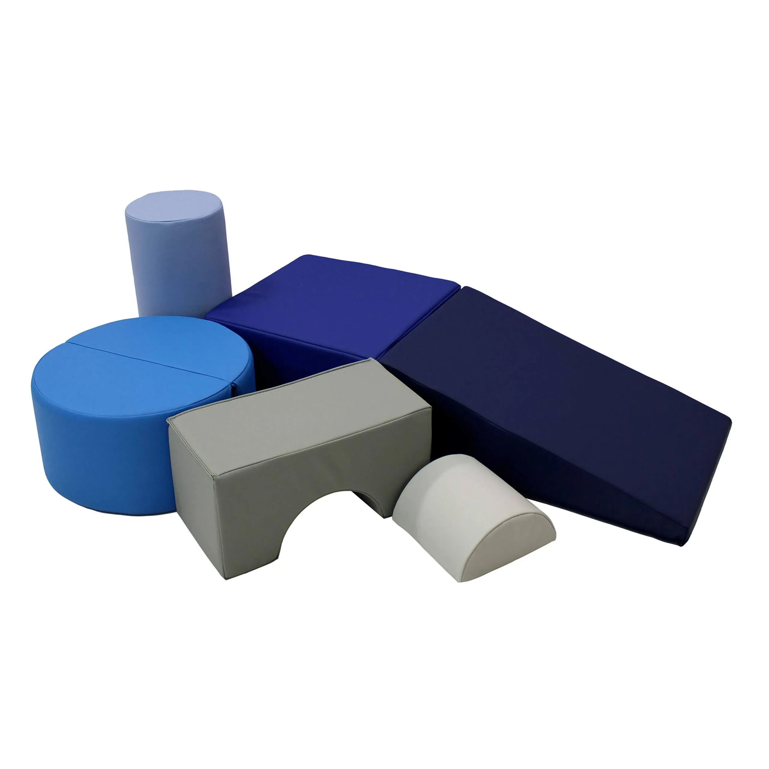 Factory Direct Partners SoftScape Playtime and Climb, 6 Piece Color: Navy Powder Blue