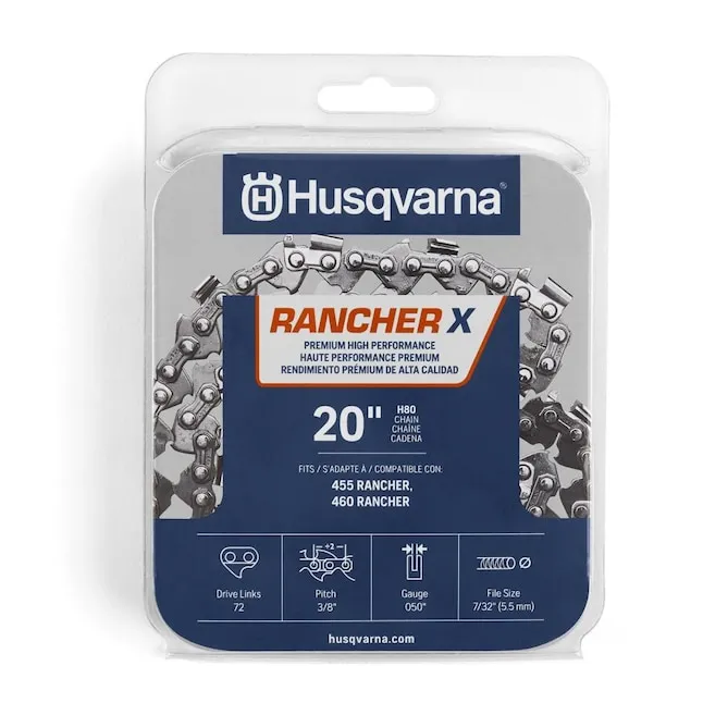 Husqvarna - 531300441 - H80-72 20&quot; Chain Fits 55Rancher, 455Rancher and 359