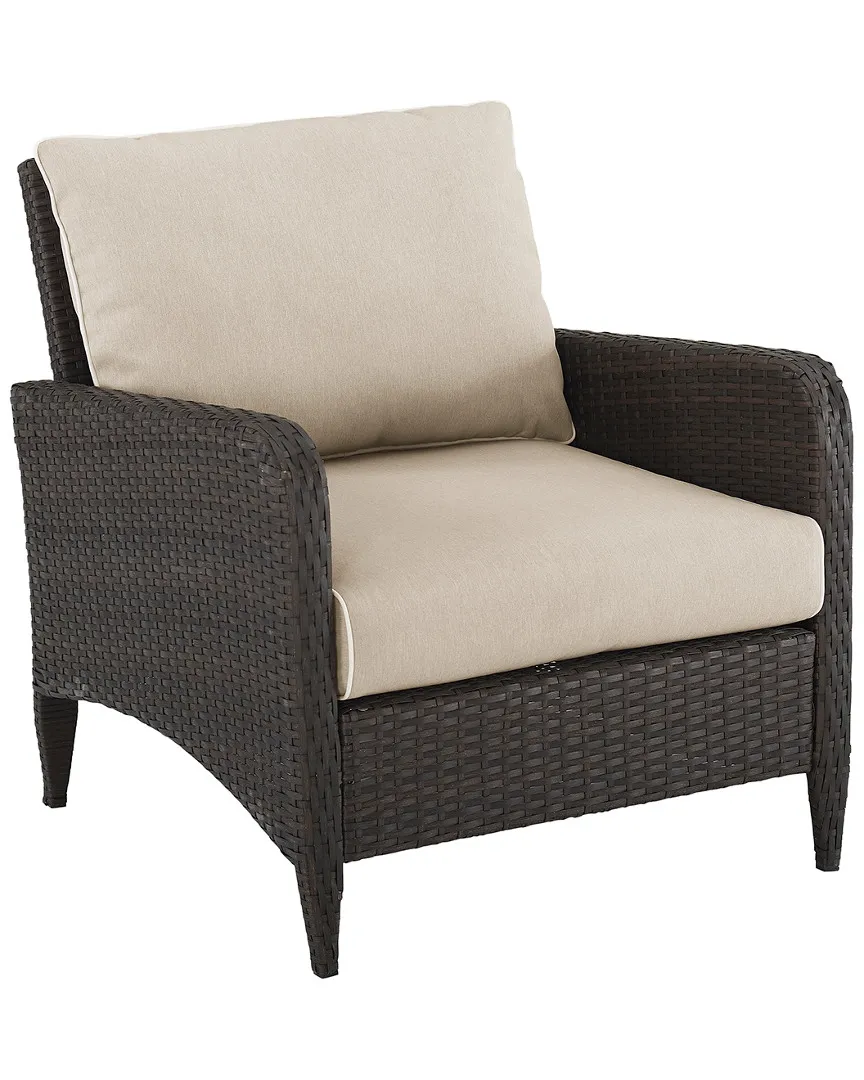 Shop Crosley Kiawah Outdoor Wicker Arm Chair