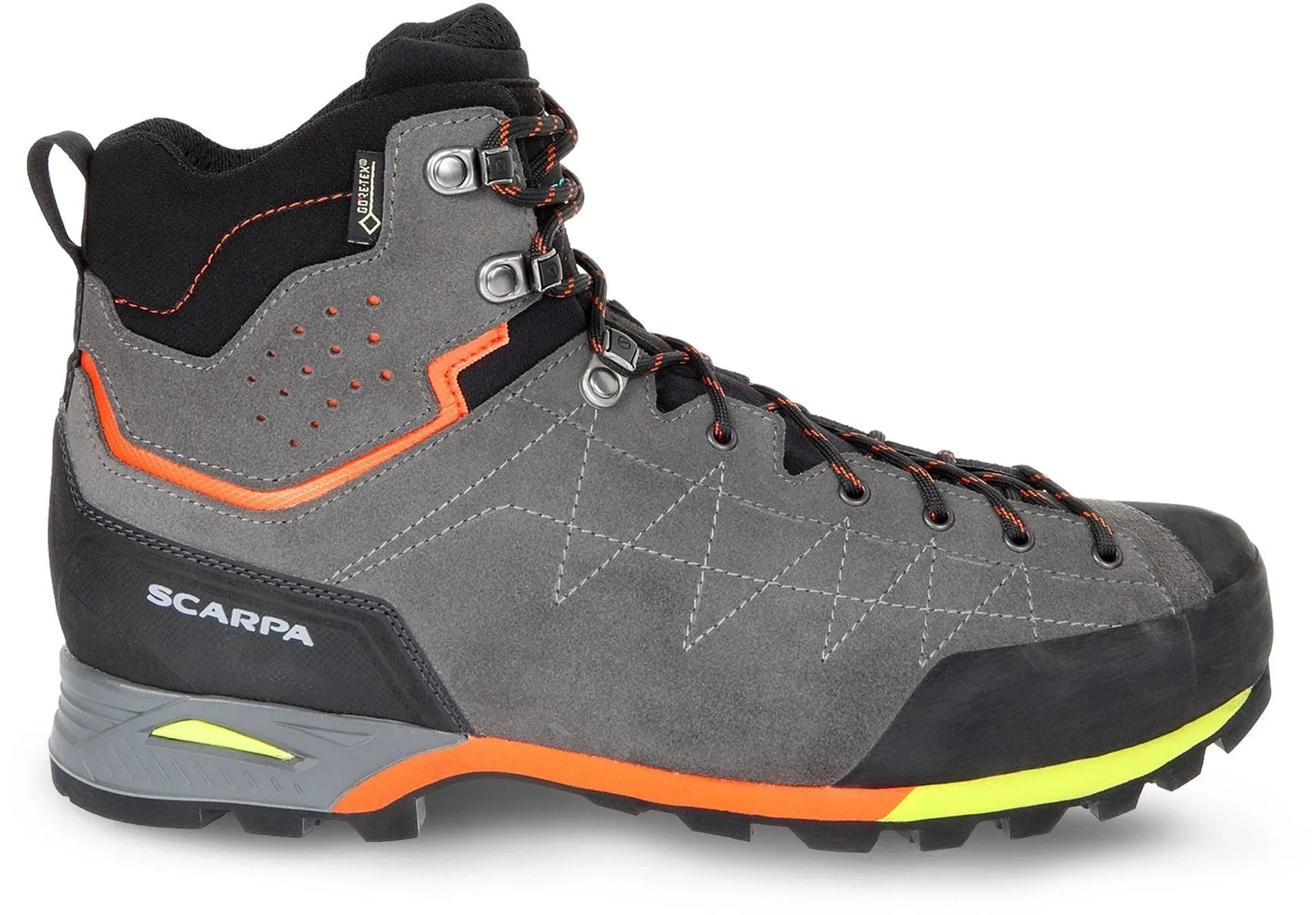 Scarpa Men's Zodiac Plus GTX - Shark/Orange - 47