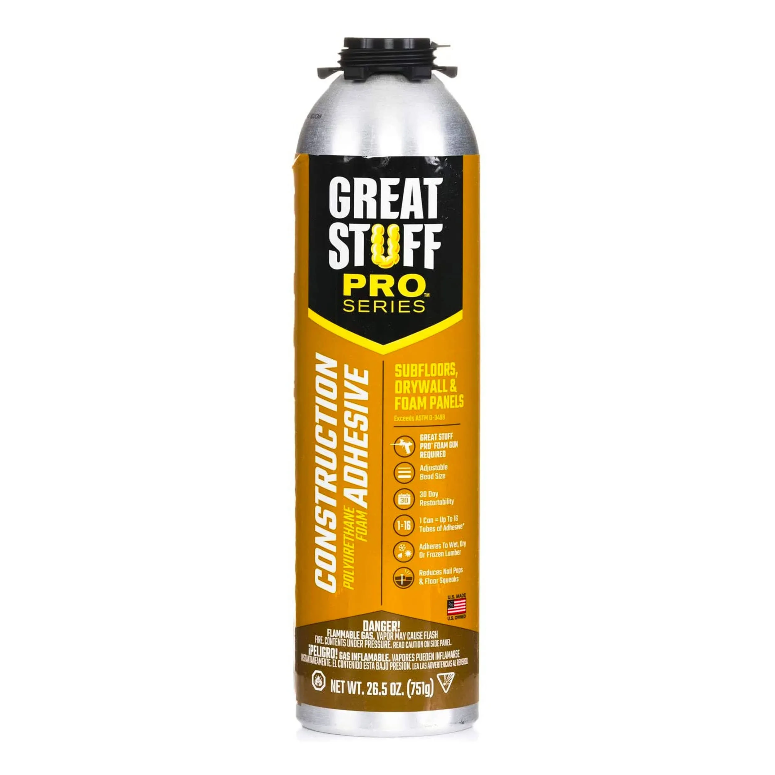 Great Stuff Pro 26.5 oz. Wall and Floor Adhesive 343087