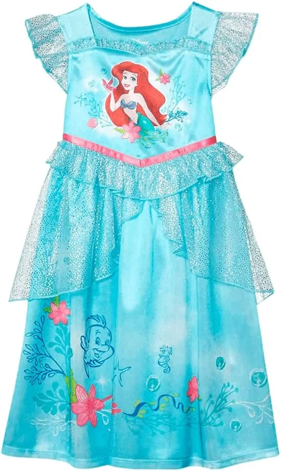 Little Mermaid The Little Mermaid Ariel Watercolor Girls Gown