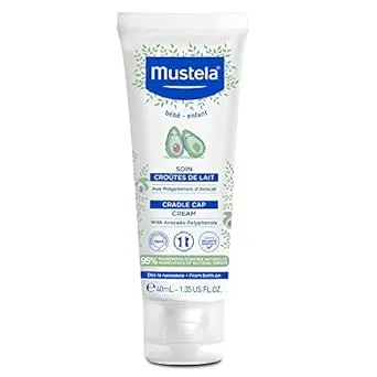 Mustela, Cradle Cap Cream, Fragrance Free, 1.35 fl oz (40 ml)