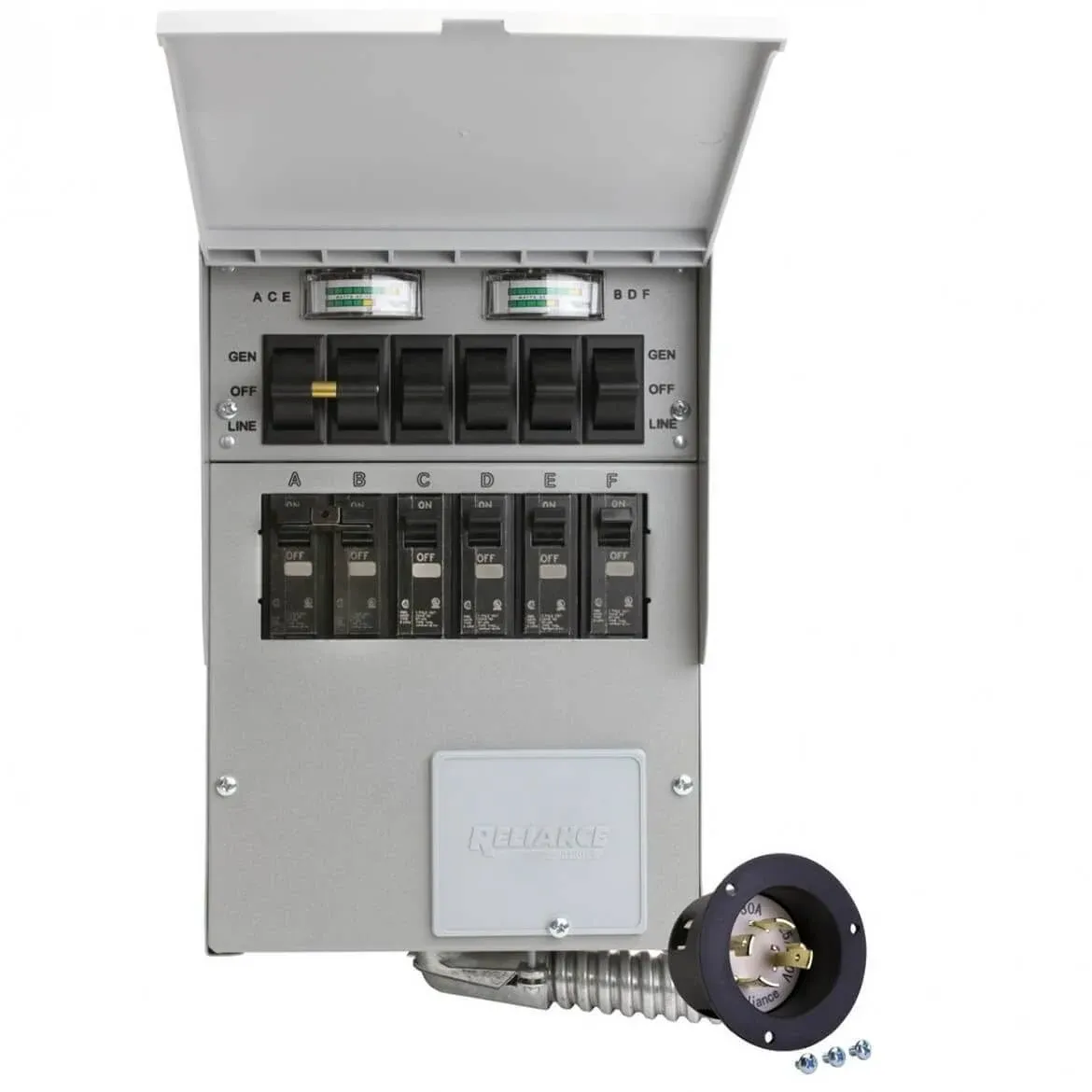 Pro/Tran2 30 Amp 6-Circuit Manual Transfer Switch